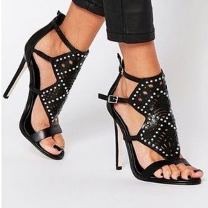 ASOS HOVERCRAFT Caged Heeled Sandals